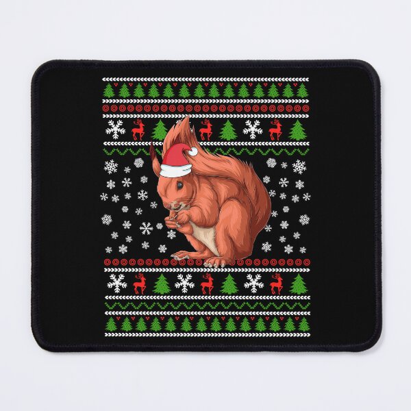 Item preview, Cute Squirrel Santa's Hat Ugly Christmas designed and sold by finchestee.