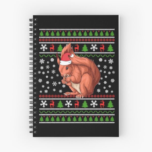 Item preview, Cute Squirrel Santa's Hat Ugly Christmas designed and sold by finchestee.