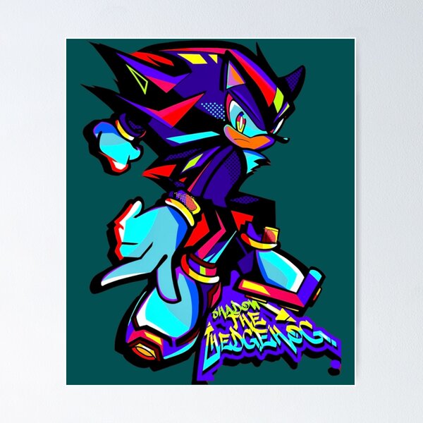 Sonic Adventure 2 SHADOW Dreamcast Arcade Video Game Poster B2 