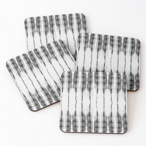 Item preview, Black and white stripes tie dyed designed and sold by marufemia.