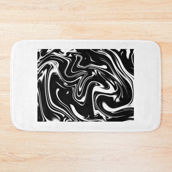 Item preview, liquid effect 1 black and white marble designed and sold by elfteria.