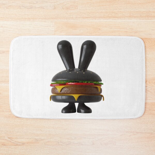 Item preview, NFT art toy  "Burger Black".   designed and sold by ErisMerch.
