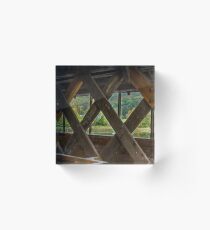 Haverhill-Bath Covered Bridge Acrylic Block