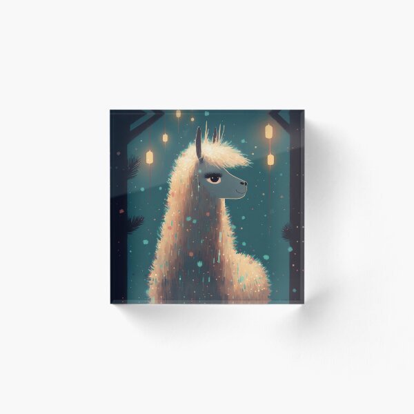 Item preview, Christmas llama designed and sold by Eneandine.