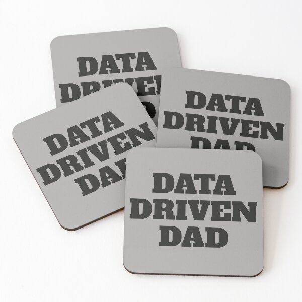 Item preview, Data Driven Dad - Black Vold Text designed and sold by Chubuter.