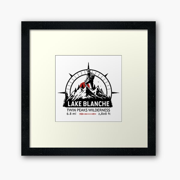 Item preview, Boussole de randonneur Lake Blanche Trail Utah designed and sold by KrisSidDesigns.