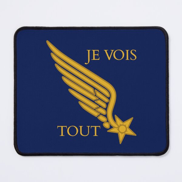 Item preview, Je Vois Tout  Lafayette Escadrille World War I Aviation Pilots Collar Insignia  designed and sold by ElJimmo.