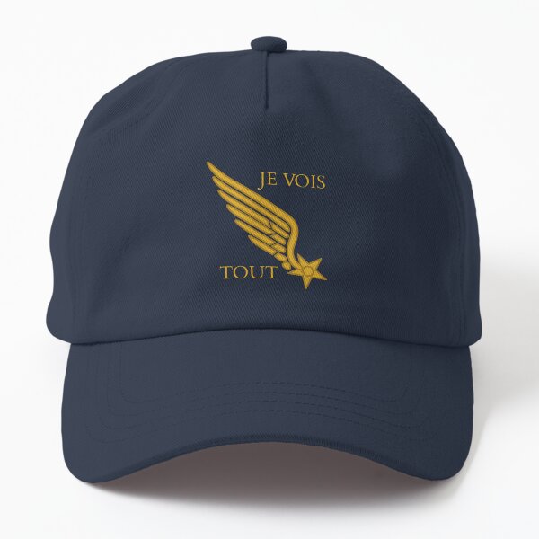 Vista previa del artículo con la obra «Je Vois Tout Lafayette Escadrille Insignia de collar de pilotos de aviación de la Primera Guerra Mundial», diseñado y vendido por ElJimmo.