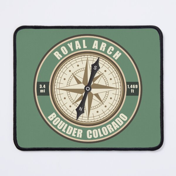 Item preview, Royal Arch Trail Colorado Compass Hiking Badge designed and sold by KrisSidDesigns.