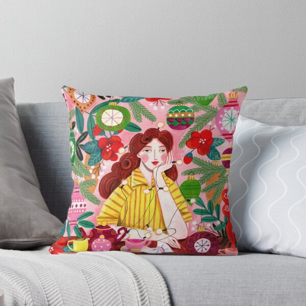 Item preview, Midcentury Festive Christmas Woman designed and sold by Caroline Bonne Müller.