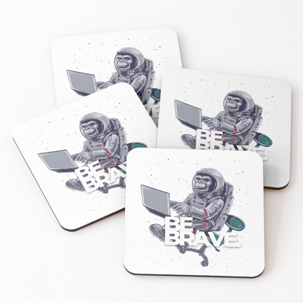 Item preview,  Astronaut Monkey Be Brave  designed and sold by DaLumaDesigns.