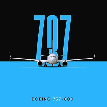 Artwork thumbnail, Boeing 737 Design by Rflectionart