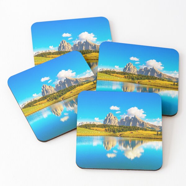 Item preview, Lake and mountains, Alpe di Siusi, Dolomites, Italy. designed and sold by Stefano Orazzini.