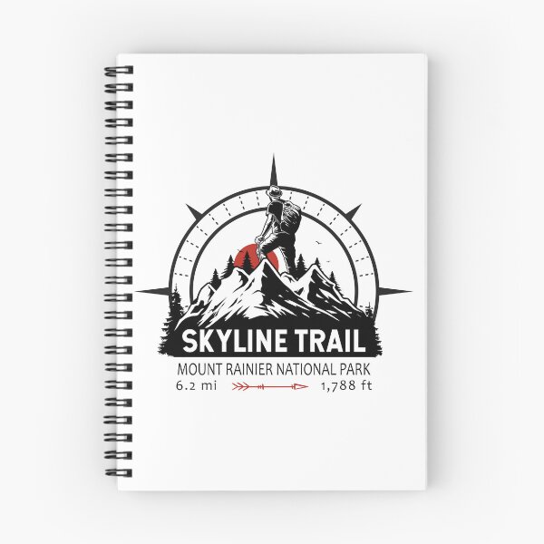 Item preview, Skyline Trail Loop Washington Hiker Compass designed and sold by KrisSidDesigns.