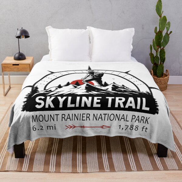 Item preview, Skyline Trail Loop Washington Hiker Compass designed and sold by KrisSidDesigns.