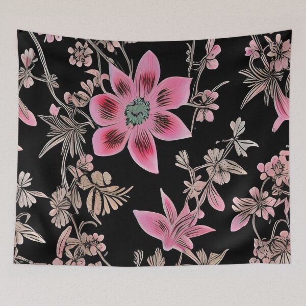 Item preview, asian floral pattern designed and sold by optimusprime39.
