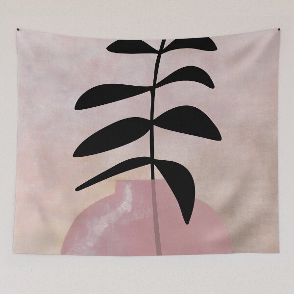 Item preview, Eui vase with leaves designed and sold by blursbyai.
