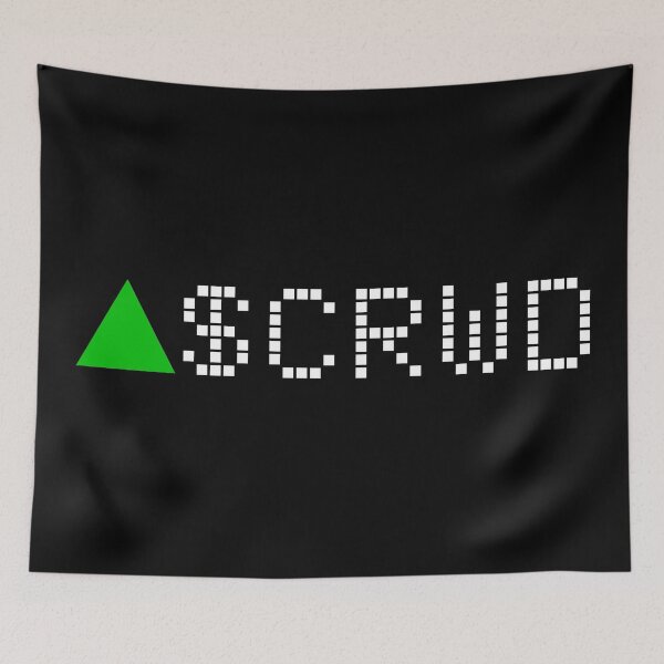 Item preview, Crowdstrike Holdings Inc CRWD Stock Ticker Green designed and sold by frankyou.