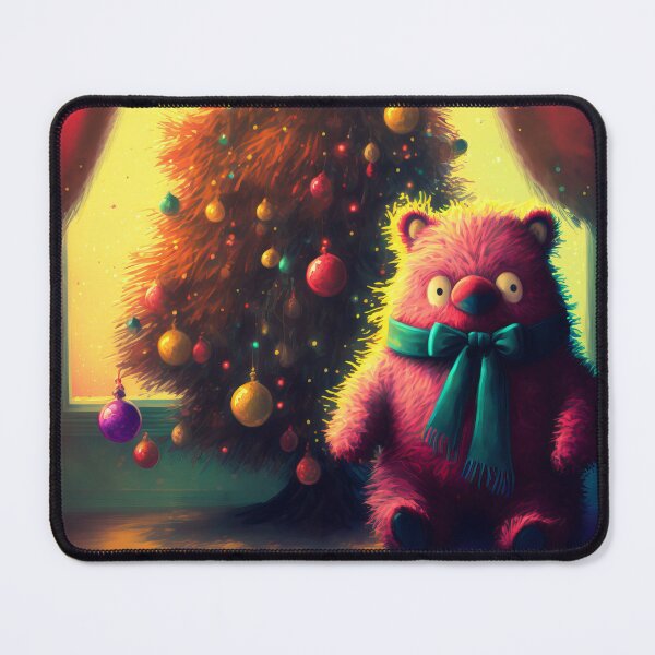 Item preview, Christmas teddy bear under the tree designed and sold by MorningPanda.