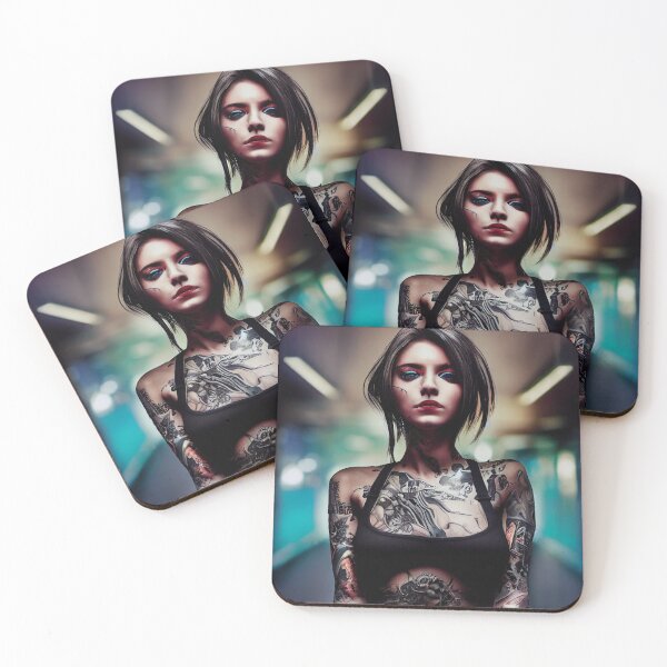 Item preview, Modern Tattoo Girl 1 designed and sold by piXn-.