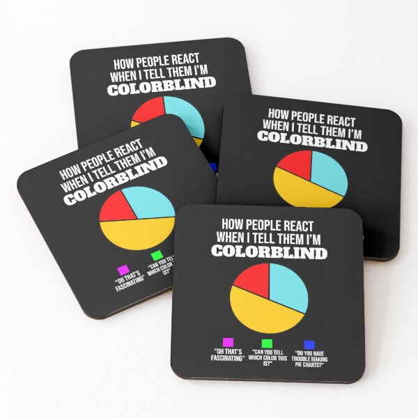 Item preview, Funny Colorblind Pie Chart Color Blindness Gift designed and sold by JackCurtis1991.
