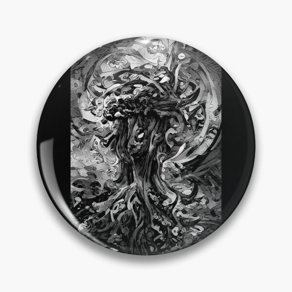 Item preview, Yggdrasil - The World Tree - (Black & White) - spcreationsco22 designed and sold by SpCreationsCo22.