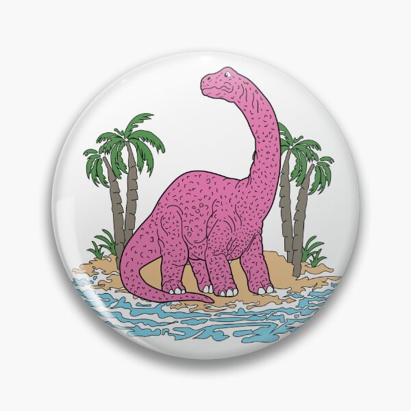 Item preview, Vintage Dinosaur in the Beach  designed and sold by arwaIB.