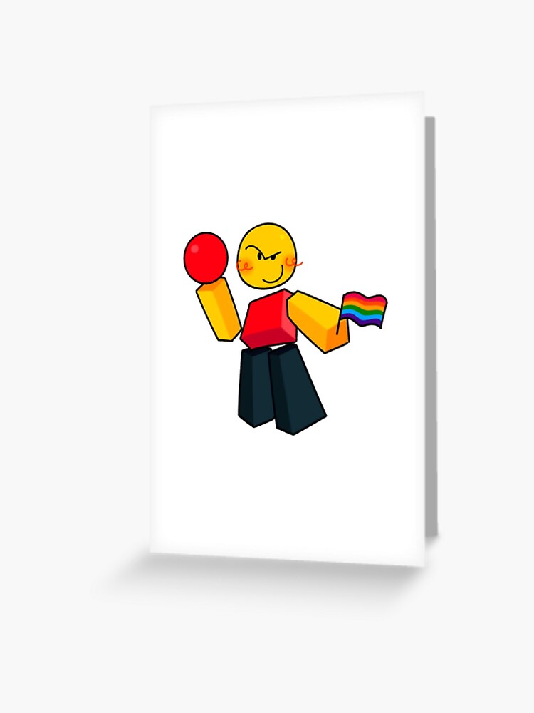 Baller Roblox Drawn | Greeting Card