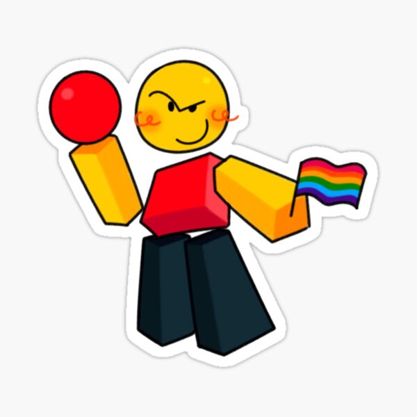 baller roblox meme Sticker for Sale by realskinnyp