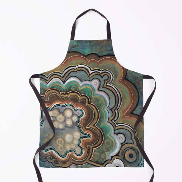 Item preview, Mexican Lace Agate Geode, Rock Art, Turquoise Bronze Agate designed and sold by artenvironments.