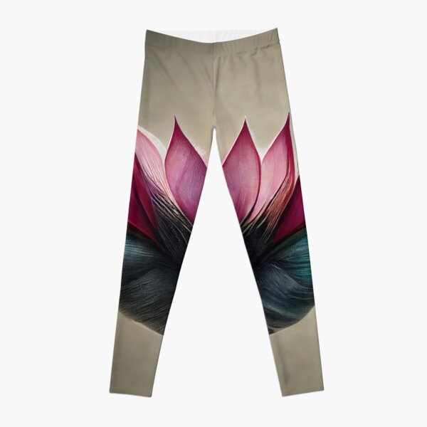 Lotus Flower Leggings for Sale