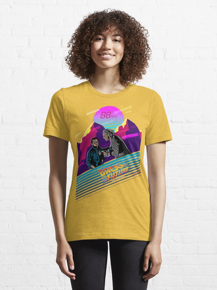 Back To The Future Retro Design © UCS LLC and Amblin Essential T-Shirt for  Sale by millsyb