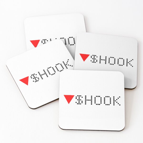 Item preview, HOOKIPA Pharma Inc. - HOOK - Stock Ticker Red - Black Font designed and sold by frankyou.
