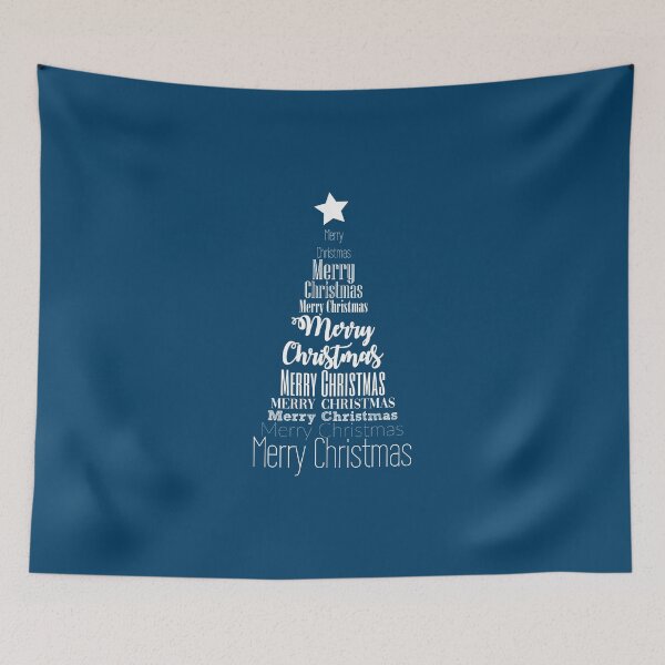 Item preview, Typography Christmas tree No3 designed and sold by kallyfactory.