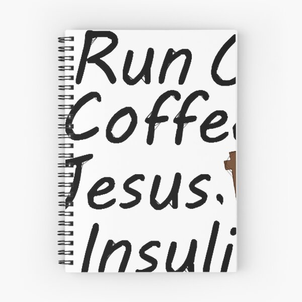 Artikelvorschau, Ich laufe mit Kaffee, Jesus und Insulin entworfen und verkauft von Liselotteape.