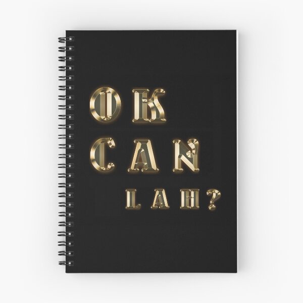 Item preview, Ok Can Lah Gold Singlish  designed and sold by UniqueDesignHub.