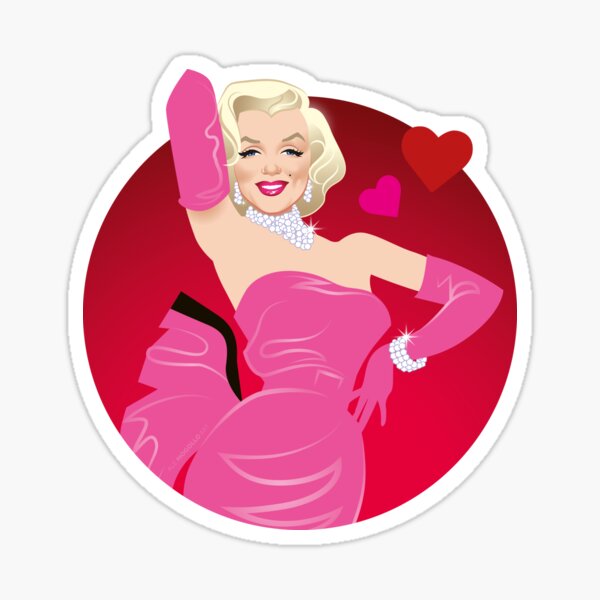 Gentlemen Prefer Blondes Stickers for Sale