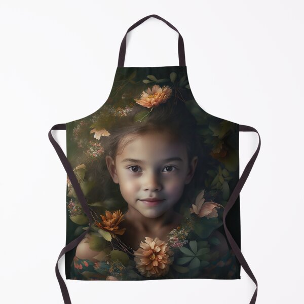 Item preview, A Young Child Wearing A Wreath of Flowers designed and sold by Daniel Leighton.