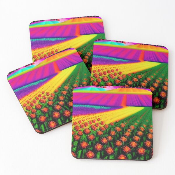Item preview, Colorful Flower Field | Artificial Inteligence Generated Art designed and sold by AllAboutAI.