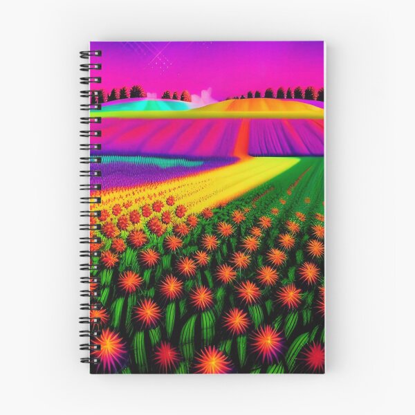 Item preview, Colorful Flower Field | Artificial Inteligence Generated Art designed and sold by AllAboutAI.