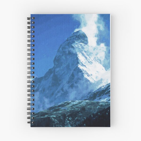 Item preview, Matterhorn Mountain Switzerland Zermatt, European Swiss Alps Mountains, Winter Matterhorn Landscape Oil Paint, Switzerland Highest Peak designed and sold by Paintcorner.