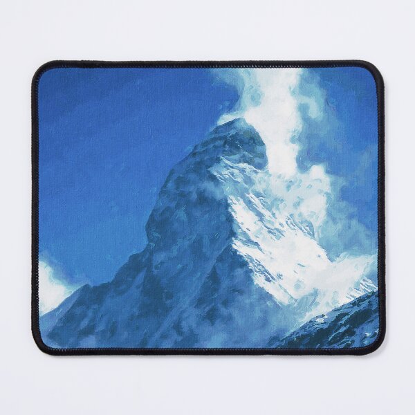 Item preview, Matterhorn Mountain Switzerland Zermatt, European Swiss Alps Mountains, Winter Matterhorn Landscape Oil Paint, Switzerland Highest Peak designed and sold by Paintcorner.