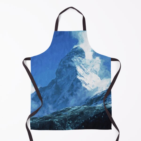 Item preview, Matterhorn Mountain Switzerland Zermatt, European Swiss Alps Mountains, Winter Matterhorn Landscape Oil Paint, Switzerland Highest Peak designed and sold by Paintcorner.
