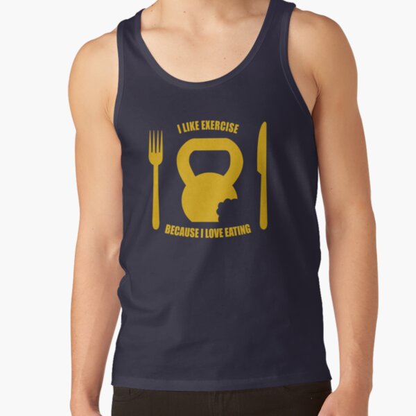 I Like Exercise Because I Love Eating (Brigitte Lindholm) Tank Top