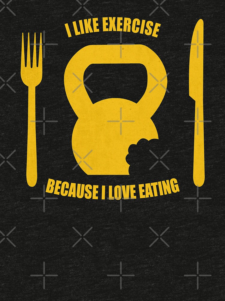 "I Like Exercise Because I Love Eating (Brigitte Lindholm "I Like Exercise Because I Love Eating (Brigitte Lindholm