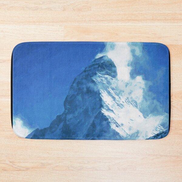 Item preview, Matterhorn Mountain Switzerland Zermatt, European Swiss Alps Mountains, Winter Matterhorn Landscape Oil Paint, Switzerland Highest Peak designed and sold by Paintcorner.