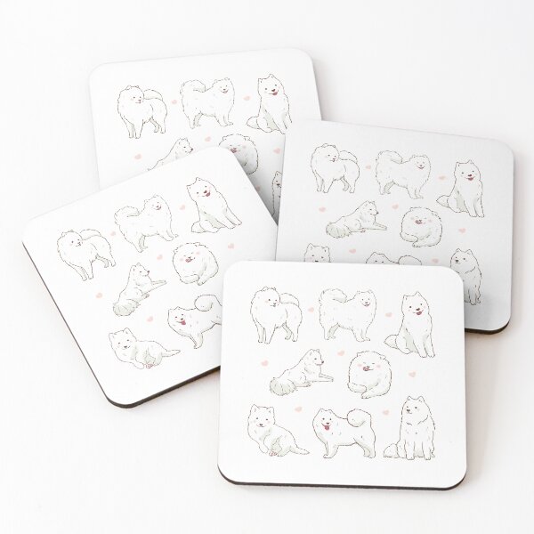Item preview, Samoyed dog sticker pack  designed and sold by Mayarart.