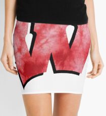 University of Wisconsin tie dye sticker Mini Skirt