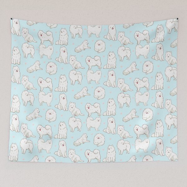 Item preview, Samoyed dog sticker pack  designed and sold by Mayarart.
