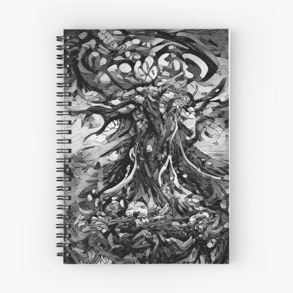 Item preview, Yggdrasil Design 2 - The World Tree (Black & White) - spcreationsco22 designed and sold by SpCreationsCo22.
